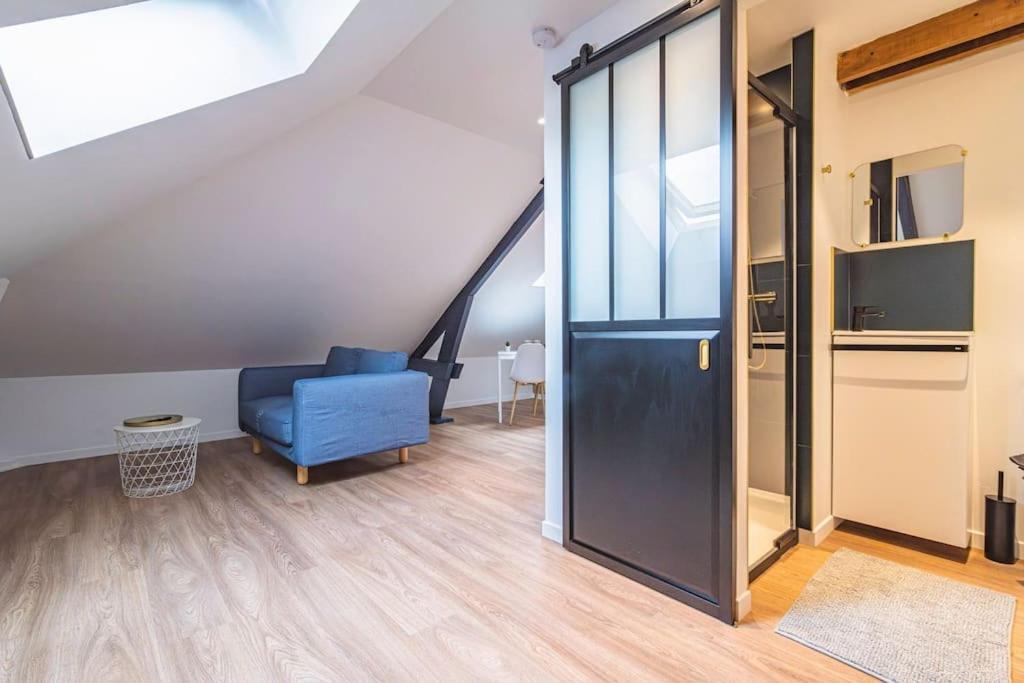 L'Azur Dore, Studio Pour 2 Voyageurs Isles-sur-Suippe Kültér fotó