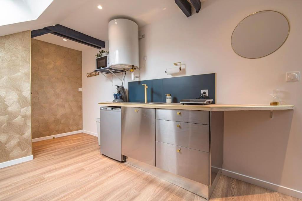 L'Azur Dore, Studio Pour 2 Voyageurs Isles-sur-Suippe Kültér fotó