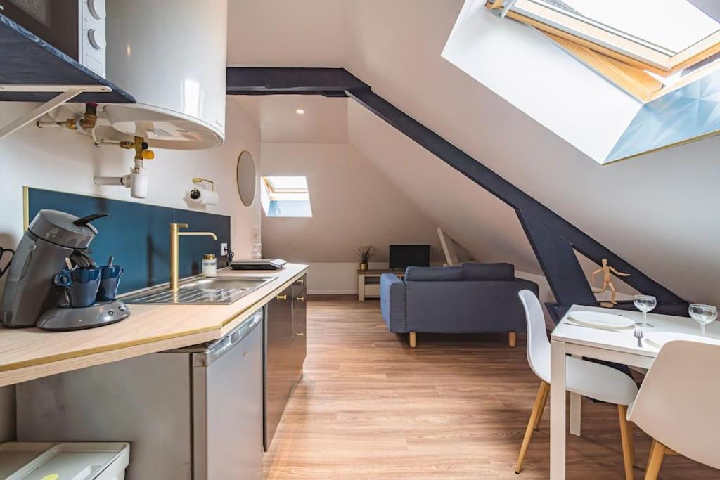 L'Azur Dore, Studio Pour 2 Voyageurs Isles-sur-Suippe Kültér fotó